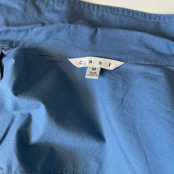 CAbi | Style #393 Blue Lightweight Utility Jacket - Picture 7 of 9